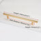 Modern Cabinet Shoe Rack Pull Simple Style Furniture Bedroom Closet Drawer Handle Aluminum Alloy, Gold Locker Wine Cabinet Knob