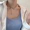 Gothic Butterfly Pendant Necklace for Women Choker Aesthetic Grunge Chain accessories IGIRL Indie Collar Jewelry Friends Gift