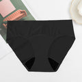 Women&#39;s Seamless Ice Silk Underwear Menstrual Period Brief High-Cut Bikinis Menstrual Leak Proof Underwear for Women Bikini