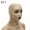 Under Scarf Hijab Cap Muslim Women Veil Turban For Women Muslim Fashion Islam Inner Cap Hijab Jersey Underscaf Caps Hat Ladies
