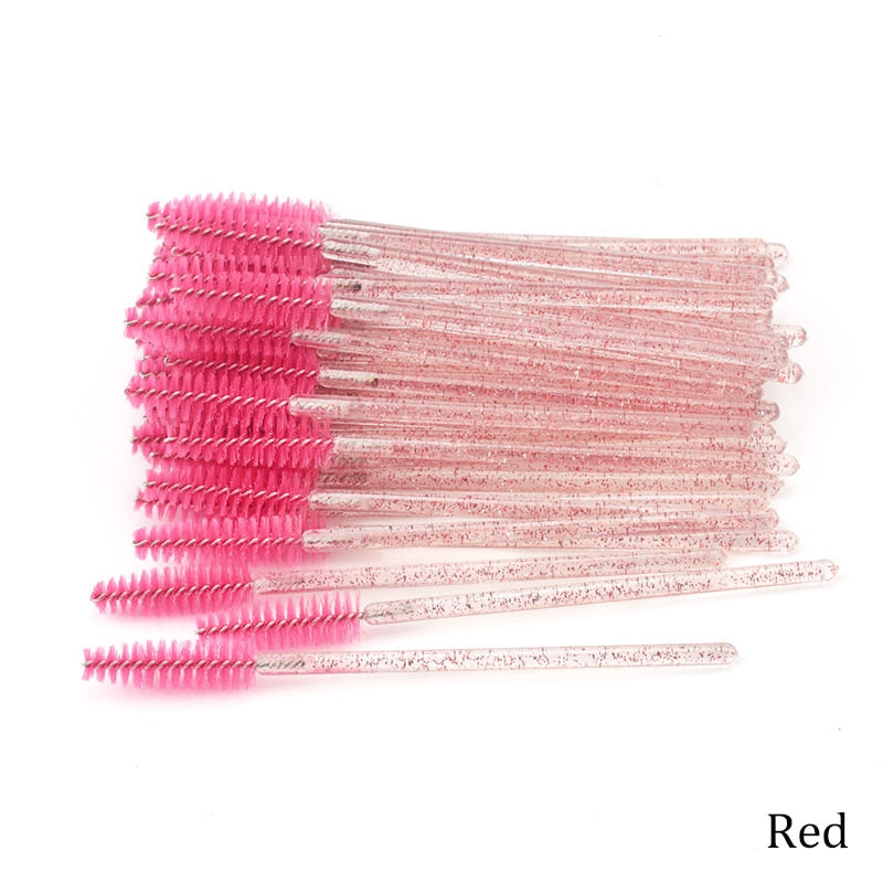 New Professional Eyebrow Brush Mascara Stick Wand Applicator Eye Lashes Extension Tool Cosmetic Brushes Set Beauty Makeup Tools