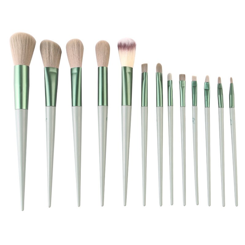 13Pcs Makeup Brushes Tool Cosmetics Powder EyeShadow Foundation Blush Blending Beauty Make Up Set For Women Maquillaje
