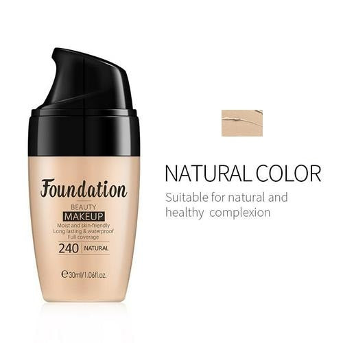 Face Foundation Cream Waterproof Long-lasting Concealer Liquid Professional Makeup Matte Base Make Up Cosmetics Maquiagem