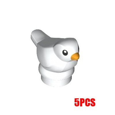 Compatible Mini Animals Building Blocks for Children MOC Turtles Bird Dolphin Fish Model Building Blocks Bricks Kids DIY Toys
