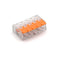 (30&amp;50Pieces) Lever Nuts-3 New style compact Splicing Connectors Quick Disconnect Wire Connectors AWG 24-12
