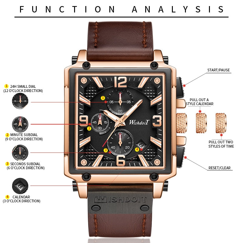 100%Original WISHDOIT Watch for Men&