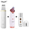 CkeyiN EMS Light Therapy Beauty Machine Facial Massager + Ultrasonic Skin Scrubber + Blackhead Remover + Nano Spray Face Steamer