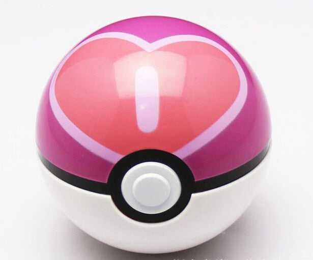 1Pc Pokeball + 1pc Free Random Figures Inside 1:1 Anime Action &amp; Toy Figures Christmas Gift for Children