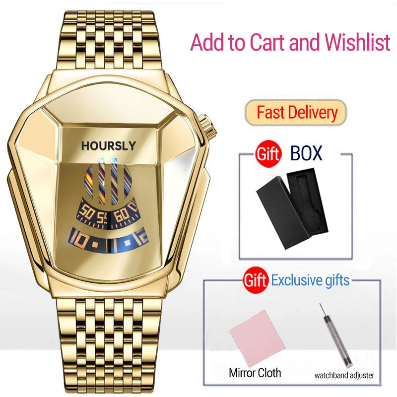 Luxury HOURSLY Brand Trend Cool Men&