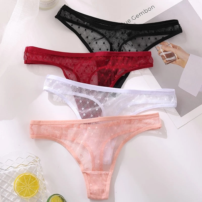 FINETOO Sexy G-String Thong Lace Women&