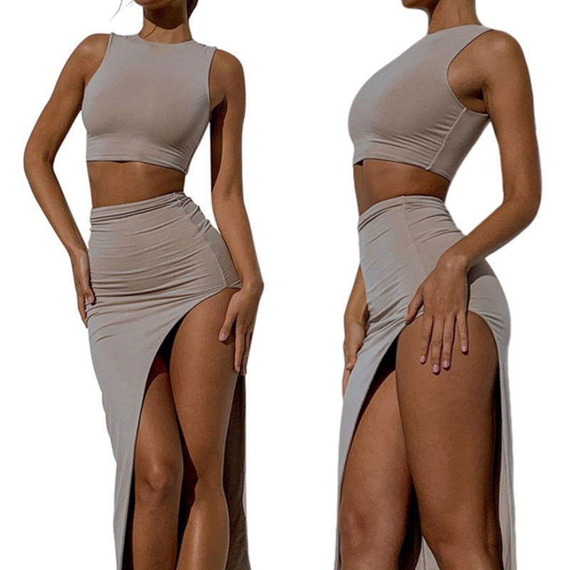 Women Sexy Two-piece Clothes Set Women&