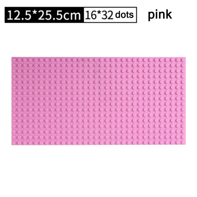 32*32 50*50 Dots Classic Base Plates Blocks DIY Small Size City Road Bricks Baseplates Construction Building Toys For Kids Gifts