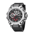 Quartz Watch For Men SMAEL Wristwatches Watcholorful Red Bracelet 50M Waterproof Alarm Clock Analog Digitals 8060 Sport Watches