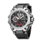 Quartz Watch For Men SMAEL Wristwatches Watcholorful Red Bracelet 50M Waterproof Alarm Clock Analog Digitals 8060 Sport Watches