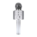 WS858 Portable Bluetooth Karaoke dj Microphone Wireless Professional Speaker Home KTV Handheld Microphone mikrofon