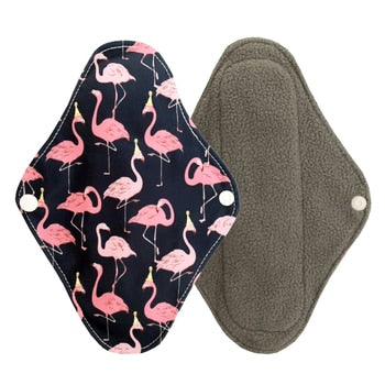 1 Pcs Natural Bamboo Charcoal Sanitary Pads For Normal Reusable Cotton Protection Female Sanitary Napkin