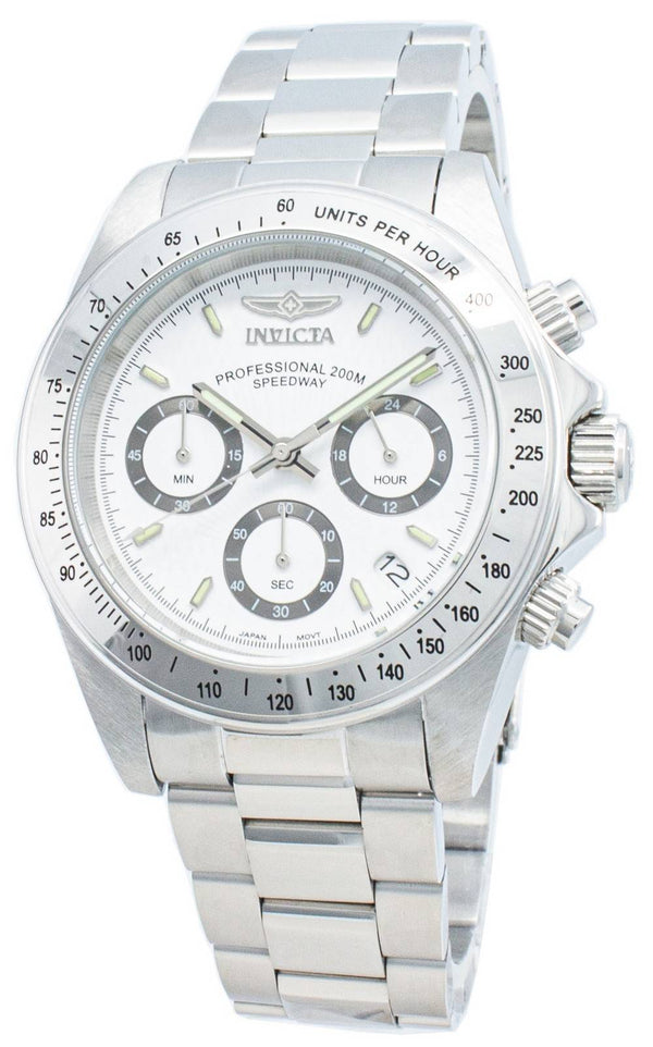 Invicta Speedway 200M Chronograph White Dial 9211 Men's Watch