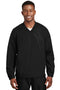 Sport-Tek V-Neck Windbreaker Jacket Shirt JST72