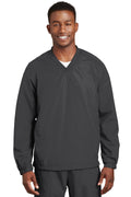 Sport-Tek V-Neck Windbreaker Jacket Shirt JST72