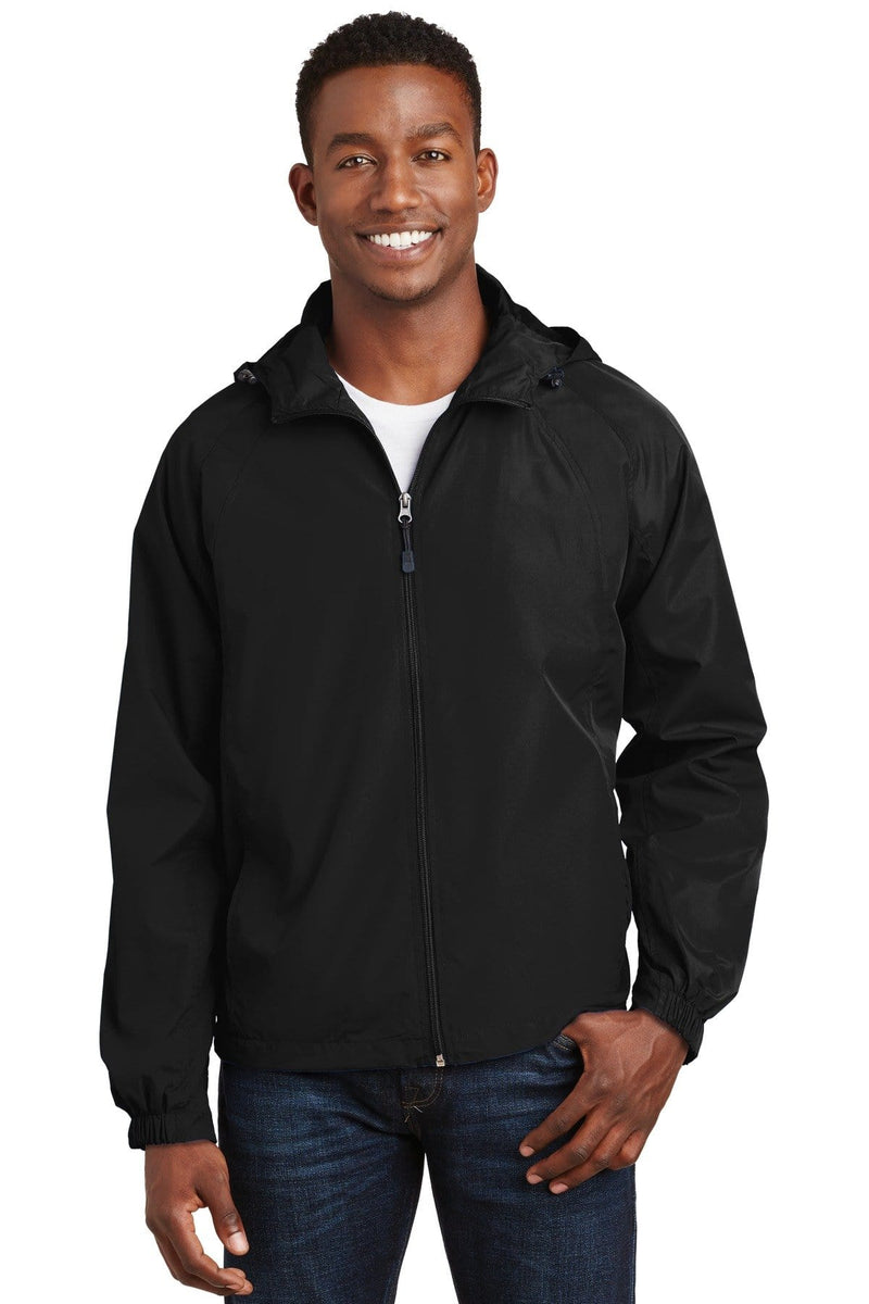 Sport-Tek Raglan Men's Hooded Jacket JST737395