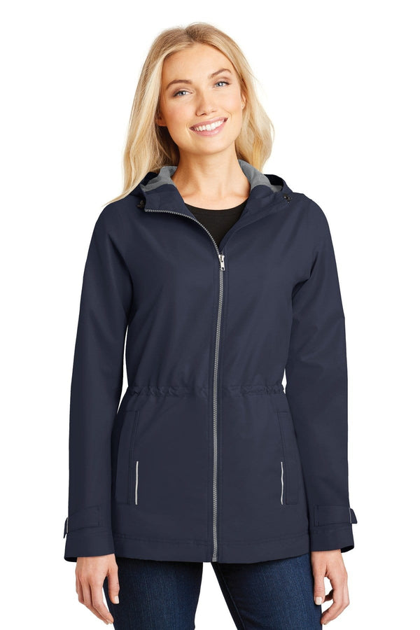 Port Authority Slicker Long Jacket For Women L77108672