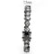 Bangle Charm Bracelets LO4341 TIN Cobalt Black Brass Bangle with CZ