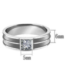 Mens Stainless Steel Rings LOA1341 Stainless Steel Ring with Crystal