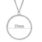 Locket Necklace LOAS1357 Rhodium Brass Pendant with AAA Grade CZ