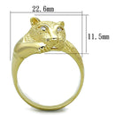 Gold Plated Rings LOS770 Gold 925 Sterling Silver Ring with AAA Grade CZ