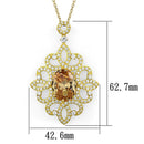 Gold Pendant For Women LOS784 Gold 925 Sterling Silver Chain Pendant