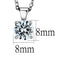 Silver Pendant Necklace LOS891 Rhodium 925 Sterling Silver Chain Pendant