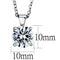 Silver Pendant Necklace LOS892 Rhodium 925 Sterling Silver Chain Pendant