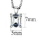 Silver Pendant Necklace LOS896 Rhodium 925 Sterling Silver Chain Pendant