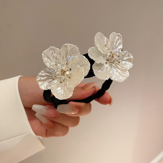 MISANANRYNE Flower Wedding Bridal Rhinestone Head Artifact  Flower Hair Bud Tied Half Ball Pins Clips Women Hair Accessory