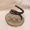 MISANANRYNE Flower Wedding Bridal Rhinestone Head Artifact  Flower Hair Bud Tied Half Ball Pins Clips Women Hair Accessory