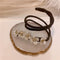MISANANRYNE Flower Wedding Bridal Rhinestone Head Artifact  Flower Hair Bud Tied Half Ball Pins Clips Women Hair Accessory