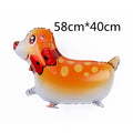 Mixed Walking Helium Balloon Cute Cat Dog Pet Dinosaur  Birthday Party Baby Shower Decoration  Children Toy