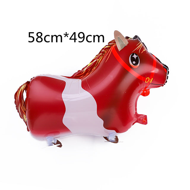 Mixed Walking Helium Balloon Cute Cat Dog Pet Dinosaur  Birthday Party Baby Shower Decoration  Children Toy
