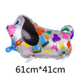 Mixed Walking Helium Balloon Cute Cat Dog Pet Dinosaur  Birthday Party Baby Shower Decoration  Children Toy