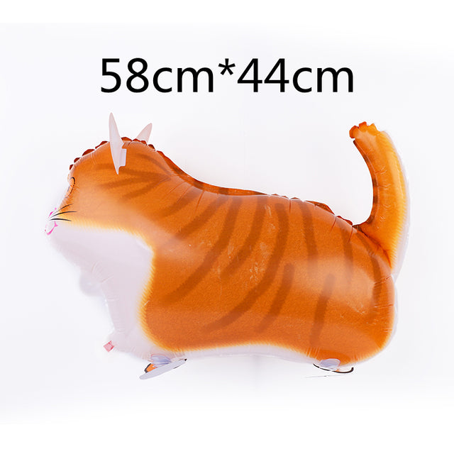 Mixed Walking Helium Balloon Cute Cat Dog Pet Dinosaur  Birthday Party Baby Shower Decoration  Children Toy