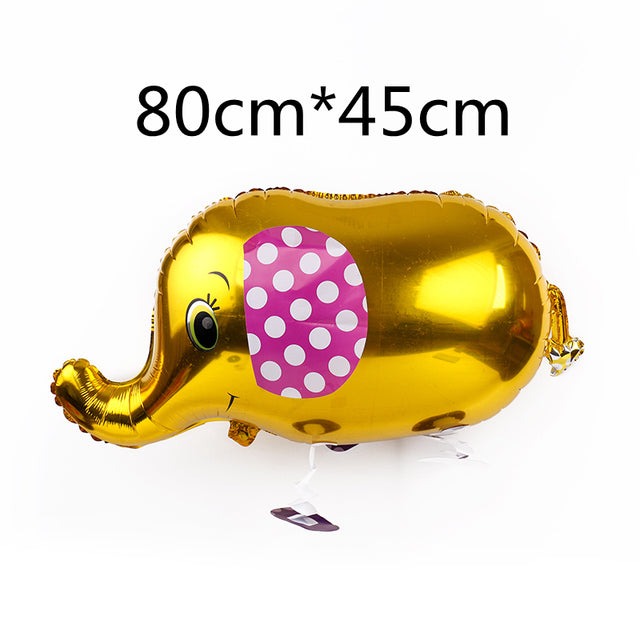 Mixed Walking Helium Balloon Cute Cat Dog Pet Dinosaur  Birthday Party Baby Shower Decoration  Children Toy