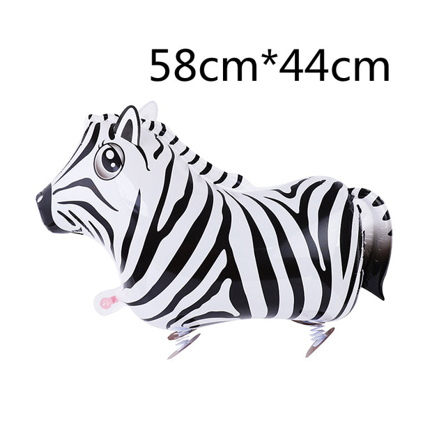 Mixed Walking Helium Balloon Cute Cat Dog Pet Dinosaur  Birthday Party Baby Shower Decoration  Children Toy