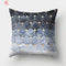 Nordic Style Geometric Printed Cushion Cover Polyester Throw Pillow Cases for Sofa Car Black Home Decorative Pillowcase 45*45cm