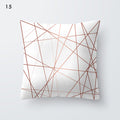 Nordic Style Geometric Printed Cushion Cover Polyester Throw Pillow Cases for Sofa Car Black Home Decorative Pillowcase 45*45cm