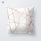 Nordic Style Geometric Printed Cushion Cover Polyester Throw Pillow Cases for Sofa Car Black Home Decorative Pillowcase 45*45cm