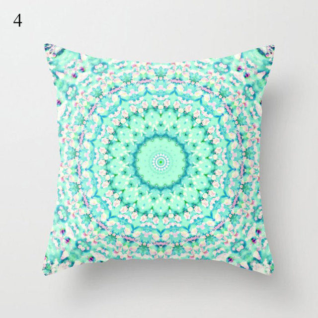Nordic Style Geometric Printed Cushion Cover Polyester Throw Pillow Cases for Sofa Car Black Home Decorative Pillowcase 45*45cm