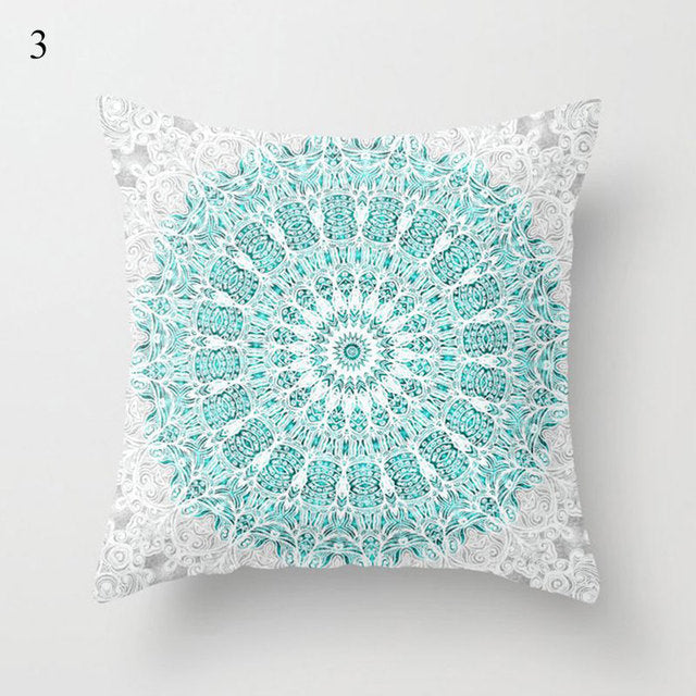 Nordic Style Geometric Printed Cushion Cover Polyester Throw Pillow Cases for Sofa Car Black Home Decorative Pillowcase 45*45cm