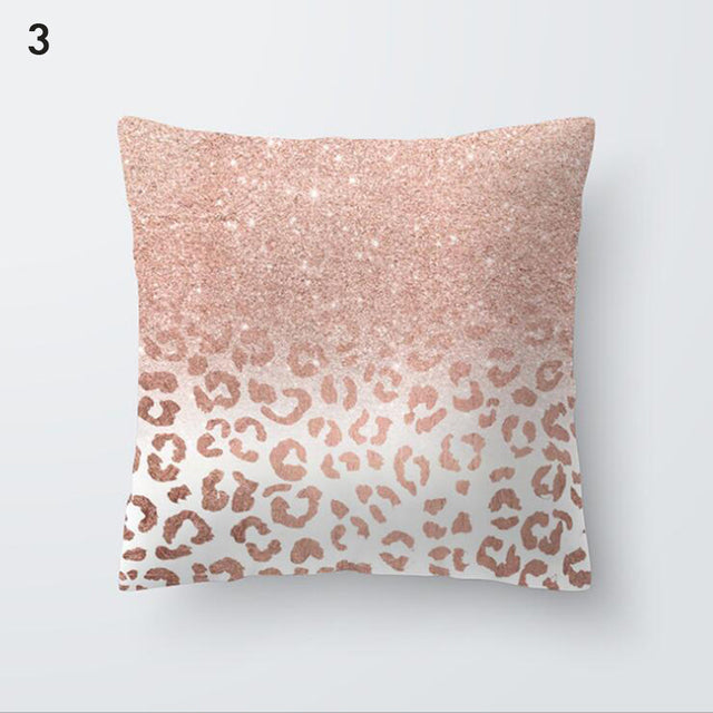 Nordic Style Geometric Printed Cushion Cover Polyester Throw Pillow Cases for Sofa Car Black Home Decorative Pillowcase 45*45cm