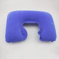 Portable Inflatable U Shape Neck Comfortable Pillow Office Air Cushion Airplane Driving Nap Support Head Rest Travel Pillow