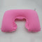 Portable Inflatable U Shape Neck Comfortable Pillow Office Air Cushion Airplane Driving Nap Support Head Rest Travel Pillow
